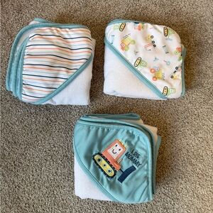 Kids Hooded Towels with Fun Prints